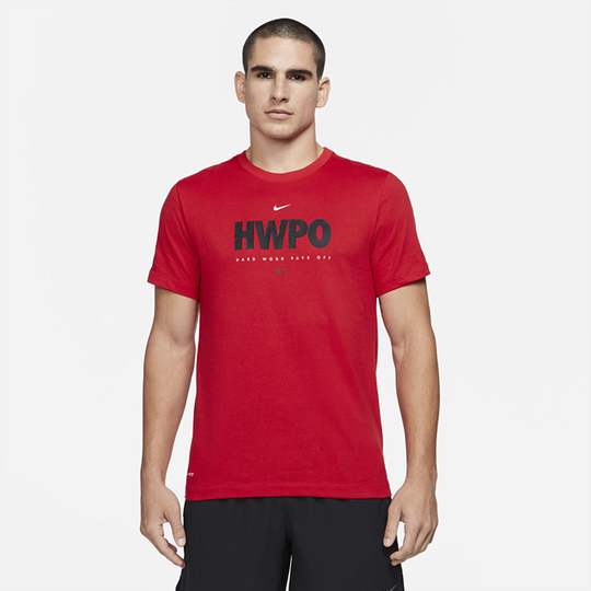 Nike Dri-FIT 'HWPO' Men's Training T-Shirt - Red