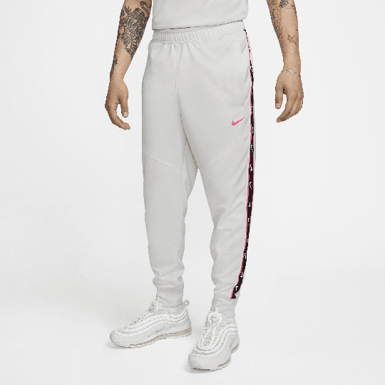 Nike Sportswear Repeat Men's Joggers - White - 50% Recycled Polyester