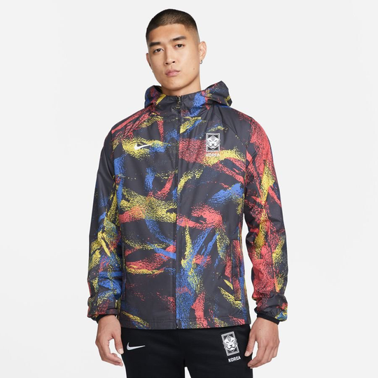 Etelä-Korea Treenitakki AWF GX - Musta/Valkoinen - Nike, koko Small
