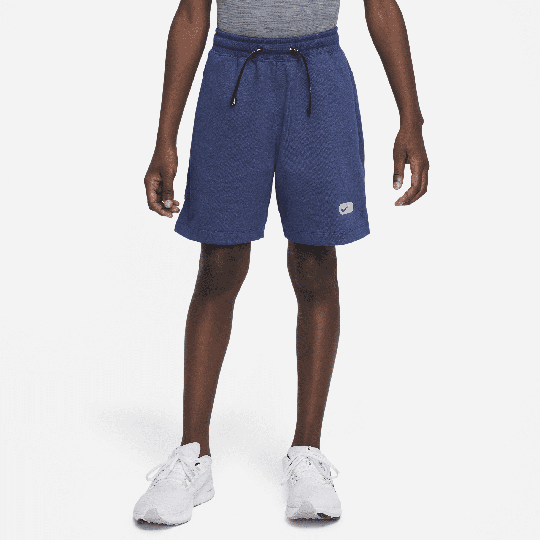 Nike Dri-FIT Athletics Older Kids' (Boys') Fleece Training Shorts - 1 - Blue