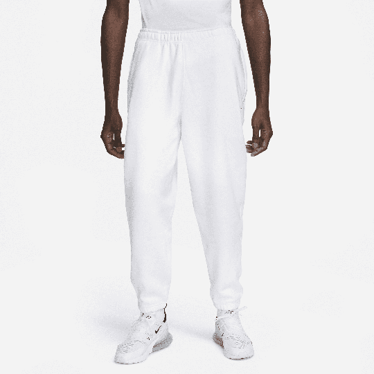 Nike Solo Swoosh Men's Fleece Trousers - White