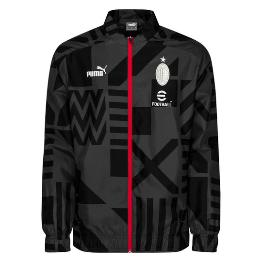 Ac Milan Takki Pre Match - Musta/asphalt - PUMA, koko Medium