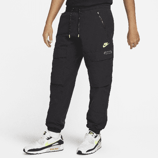 Nike Sportswear Air Max Men's Woven Cargo Trousers - 1 - Black