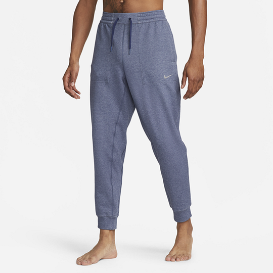 Nike Yoga Dri-FIT Men's Fleece Trousers - Blue