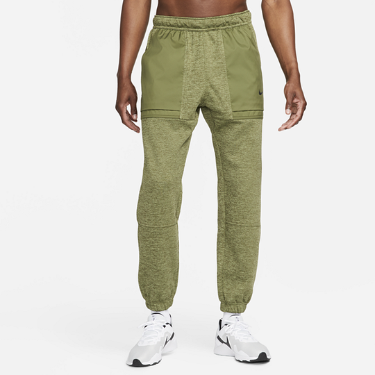 Nike Therma-FIT Men's Tapered Fitness Trousers - Green