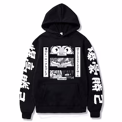 My Hero Academia / Boku No Hero Midoriya Izuku Bakugou Katsuki Shoto Todoroki Anime Cartoon Manga Print Harajuku Graphic Kawaii Hoodie For Men's Women's Women Adults' Hot Stamping Polyster Lightinthebox