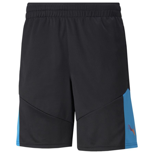 PUMA Treenishortsit Individualfinal - Musta/sininen, koko X-Small