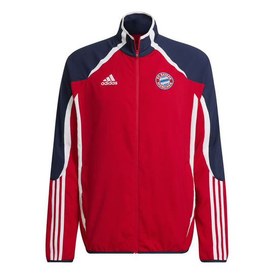 Bayern München Treenitakki Woven Teamgeist - Punainen/Navy/Valkoinen - adidas, koko X-Small