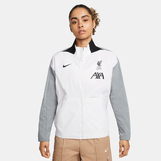 Liverpool Treenitakki Dri-fit Anthem - Valkoinen/harmaa/musta Nainen - Nike, koko Medium