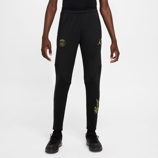 Paris Saint-germain Treenihousut Dri-fit Strike Jordan x Psg - Musta/keltainen Lapset - Nike, koko M: 137-147 cm