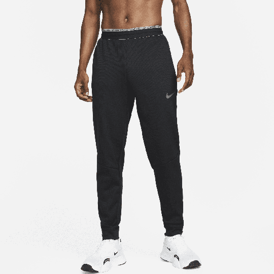 Nike Therma-Sphere Men's Therma-FIT Fitness Trousers - Black - 50% Recycled Polyester