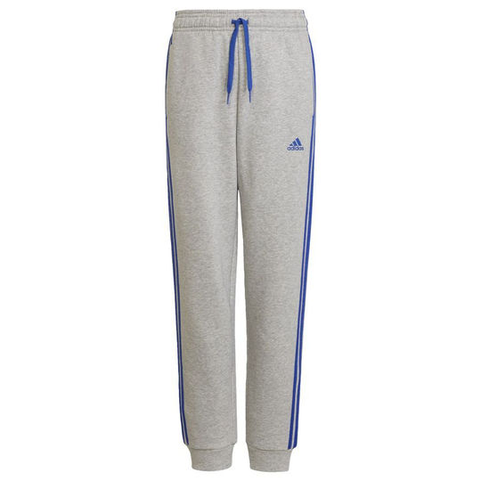 adidas Treenihousut Fleece Essentials 3-stripes - Harmaa/sininen Lapset, koko 152 cm