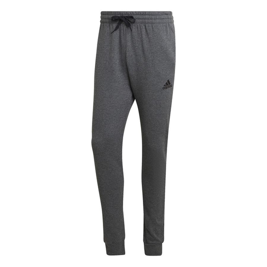 adidas Treenihousut Essentials Fleece - Harmaa/musta, koko Large