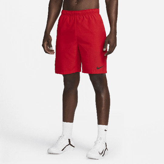 Nike Dri-FIT Men's (23cm approx.) Woven Training Shorts - Red - 50% Recycled Polyester