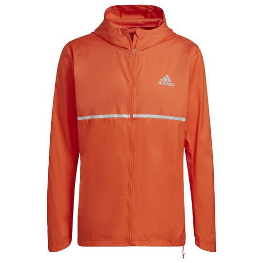 adidas Juoksutakki Own The Run - Oranssi/hopea, koko Medium