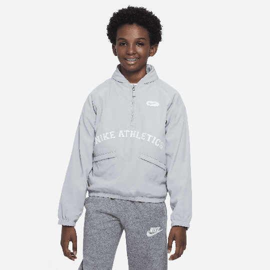Nike Athletics Repel Older Kids' (Boys') 1/2-Zip Training Hoodie - 1 - Grey