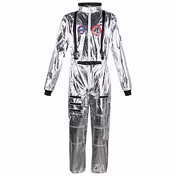 Astronaut Adults' Men's Women's Cosplay Costume For Polyester Masquerade Leotard / Onesie Hat Lightinthebox
