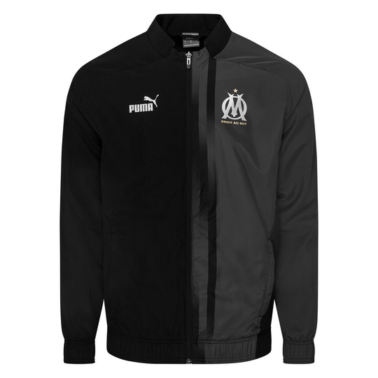 Marseille Takki Pre Match - Musta/harmaa/hopea - PUMA, koko Small