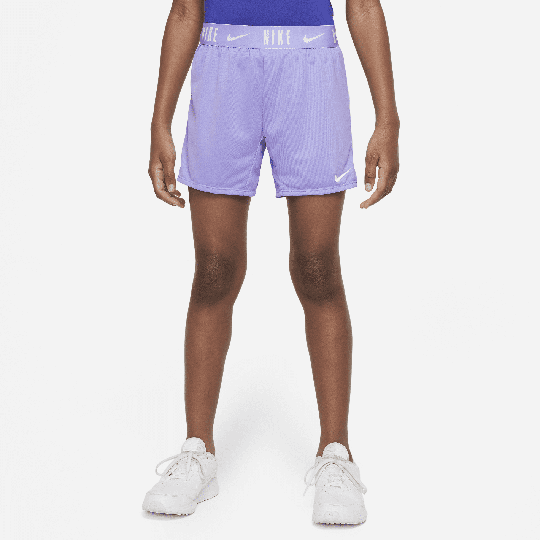 Nike Dri-FIT Trophy Older Kids' (Girls') 15cm (approx.) Training Shorts - Purple - 50% Recycled Polyester