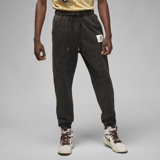 Jordan Flight Fleece Men's Washed Trousers - Black