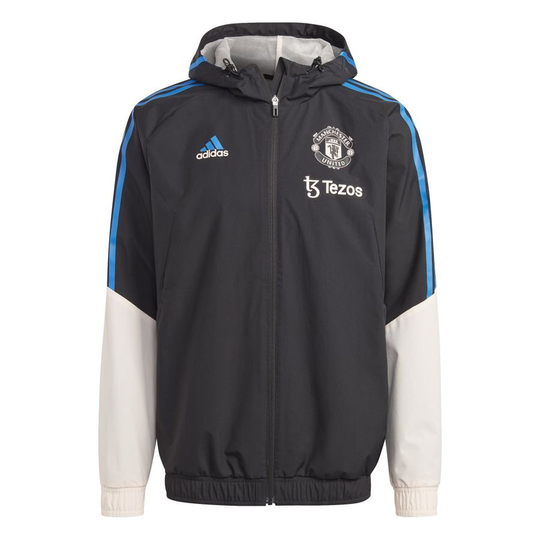 Manchester United Treenitakki Condivo 22 All Weather - Musta/pinkki/sininen - adidas, koko Large
