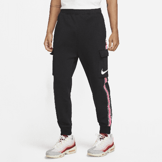 Nike Sportswear Repeat Men's Fleece Cargo Trousers - Black