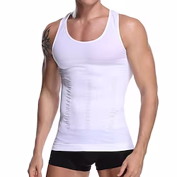 Waist Trainer Vest Hot Sweat Workout Tank Top Slimming Vest Body Shaper 1 pcs Sports Spandex Chinlon Fitness Gym Workout Running Tummy Control Weight Loss ABS Trainer For Men's Waist Lightinthebox