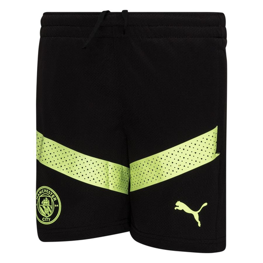 Manchester City Treenishortsit - Musta/Vihreä Lapset - PUMA, koko L/164 cm