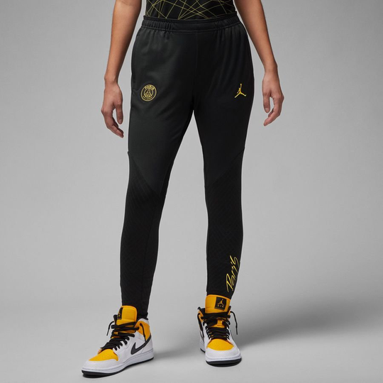 Paris Saint-germain Treenihousut Dri-fit Strike Jordan x Psg - Musta/keltainen Nainen - Nike, koko Small