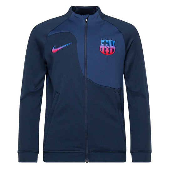 Barcelona Treenitakki Academy Pro Anthem - Navy/punainen Lapset - Nike, koko S: 128-137 cm