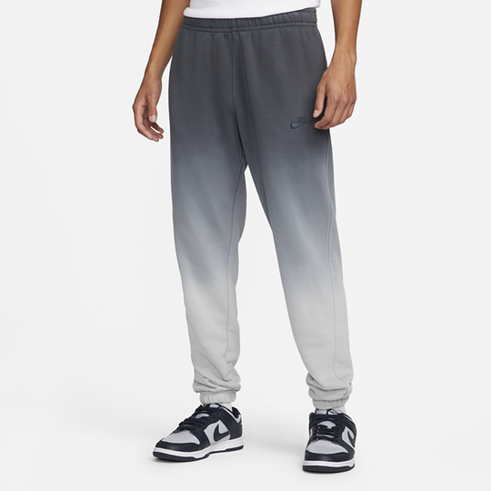 Nike Club Fleece+ Men's Dip-Dye Joggers - Grey