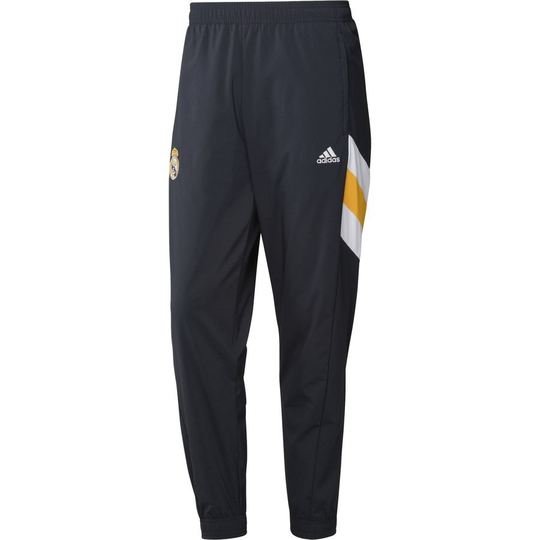 Real Madrid Treenihousut Icon Woven - Navy/valkoinen/keltainen - adidas, koko X-Large