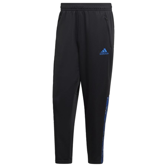 adidas Treenihousut Tiro 7/8 - Musta/sininen, koko X-Large