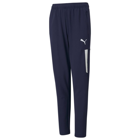 PUMA Treenihousut Teamliga Pro - Navy/valkoinen Lapset, koko 116 cm