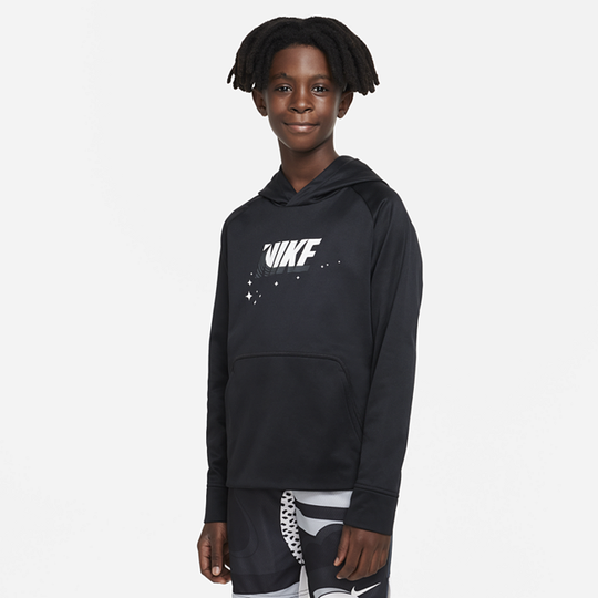 Nike Therma-FIT Older Kids' (Boys') Training Hoodie - Black