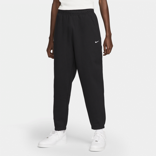 Nike Solo Swoosh Men's Fleece Trousers - Black