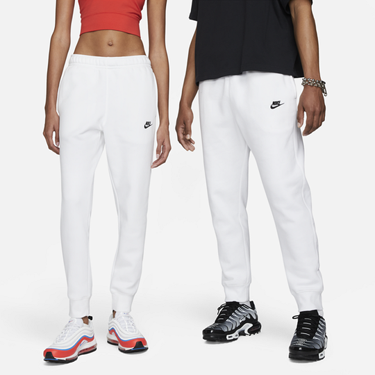 Nike Sportswear Club Fleece Joggers - White