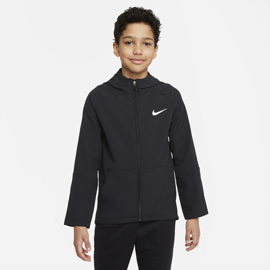 Nike Dri-FIT Older Kids' (Boys') Woven Training Jacket - Black