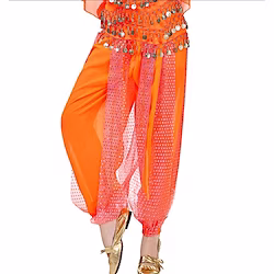 Belly Dance Pants Paillette Women's Performance Dropped Chiffon Lightinthebox