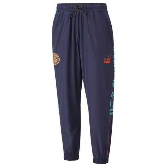 Manchester City Track Housut Ftblheritage - Navy/turkoosi - PUMA, koko X-Small