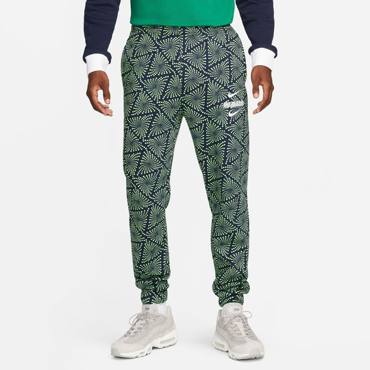 Nigeria Treenihousut Fleece - Vihreä/Navy/Valkoinen - Nike, koko Small