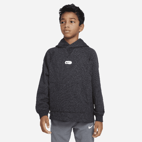 Nike Dri-FIT Athletics Older Kids' (Boys') Fleece Training Hoodie - 1 - Black