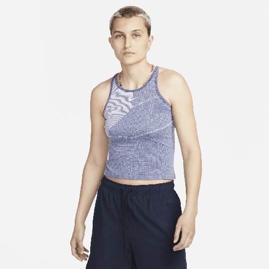 Nike Dri-FIT ADV Aura Women's Slim-Fit Training Tank Top - Blue
