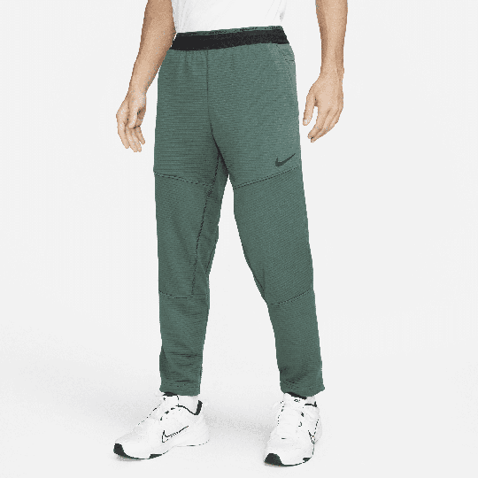 Nike Men's Dri-FIT Fleece Fitness Trousers - Grey - 50% Recycled Polyester