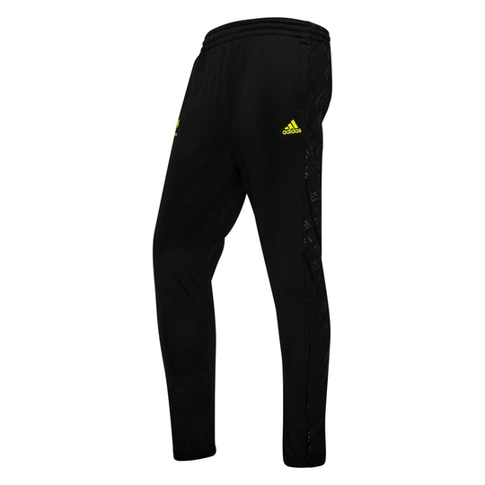 adidas Treenihousut Messi Woven Tapered - Musta/keltainen Lapset, koko 176 cm