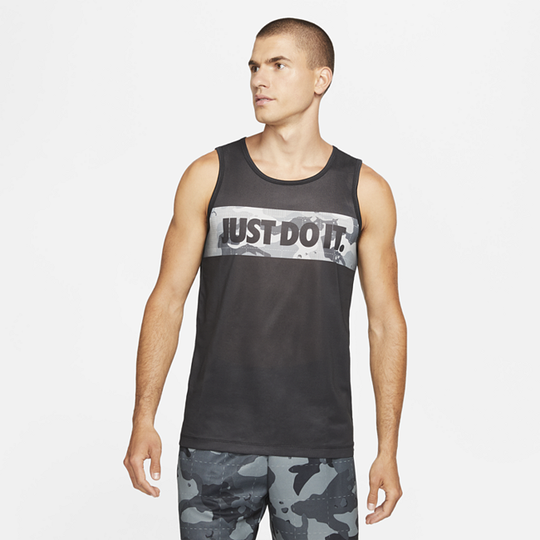 Nike Dri-FIT Men's Camo Graphic Training T-Shirt - Black