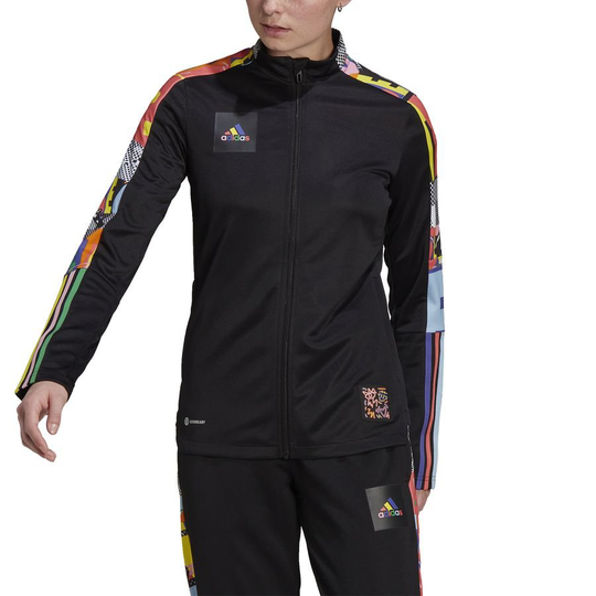 adidas Verryttelytakki Tiro Pride - Musta/multicolor, koko Large