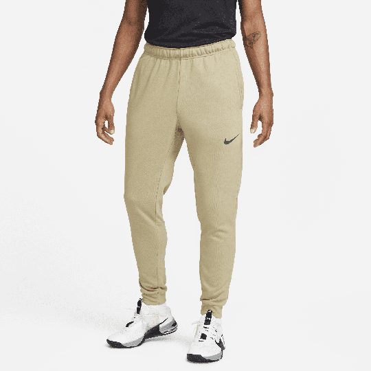 Nike Dry Men's Dri-FIT Taper Fitness Fleece Trousers - Brown - 50% Sustainable Blends