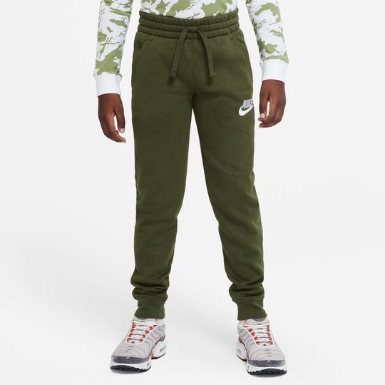 Nike NSW Housut Fleece Club - Vihreä/Valkoinen, koko XL: 158-170 cm