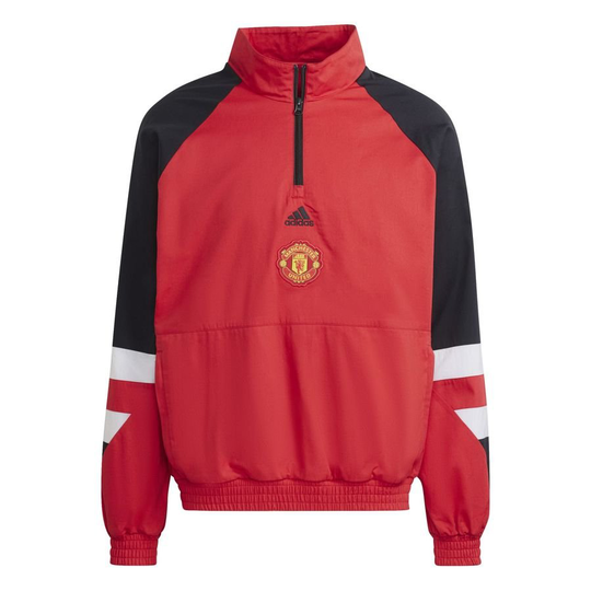 Manchester United Treenitakki Icon - Punainen/musta/valkoinen - adidas, koko Medium